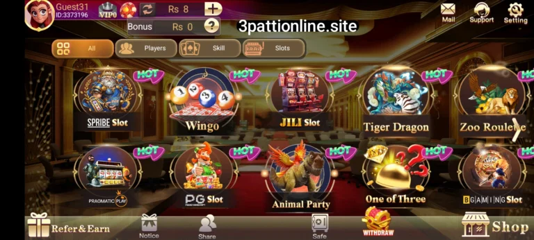 3 Patti online Available Games